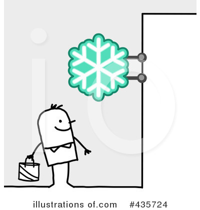 Royalty-Free (RF) Snowflake Clipart Illustration by NL shop - Stock Sample #435724