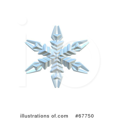 Royalty-Free (RF) Snowflake Clipart Illustration by Arena Creative - Stock Sample #67750