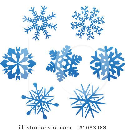 Royalty-Free (RF) Snowflakes Clipart Illustration by Vector Tradition SM - Stock Sample #1063983