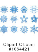 Snowflakes Clipart #1064421 by Vector Tradition SM