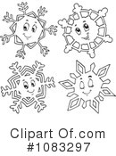 Snowflakes Clipart #1083297 by visekart