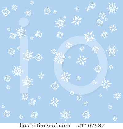 Royalty-Free (RF) Snowflakes Clipart Illustration by Amanda Kate - Stock Sample #1107587