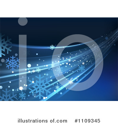 Royalty-Free (RF) Snowflakes Clipart Illustration by dero - Stock Sample #1109345