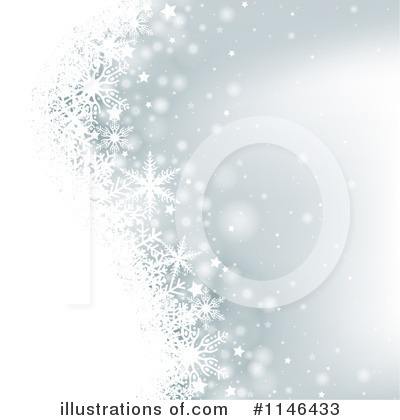 Snowflake Background Clipart #1146433 by dero
