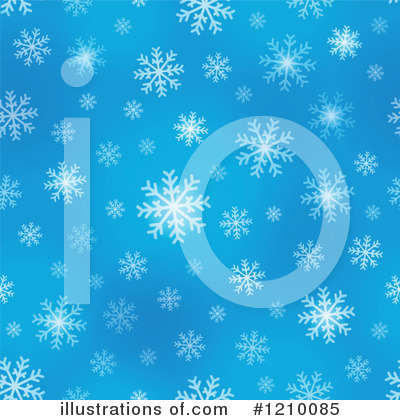 Royalty-Free (RF) Snowflakes Clipart Illustration by visekart - Stock Sample #1210085
