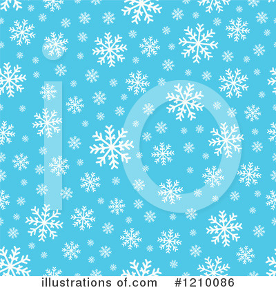 Royalty-Free (RF) Snowflakes Clipart Illustration by visekart - Stock Sample #1210086