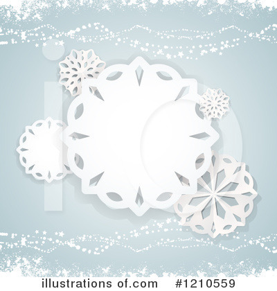 Royalty-Free (RF) Snowflakes Clipart Illustration by elaineitalia - Stock Sample #1210559