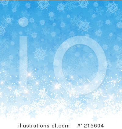 Snowflake Background Clipart #1215604 by KJ Pargeter