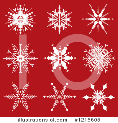 Royalty-Free (RF) Snowflakes Clipart Illustration by KJ Pargeter - Stock Sample #1215605