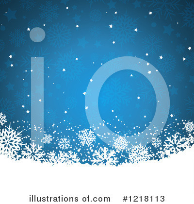 Royalty-Free (RF) Snowflakes Clipart Illustration by KJ Pargeter - Stock Sample #1218113
