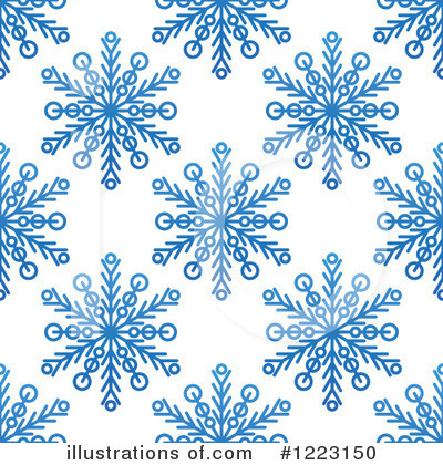 Royalty-Free (RF) Snowflakes Clipart Illustration by Vector Tradition SM - Stock Sample #1223150