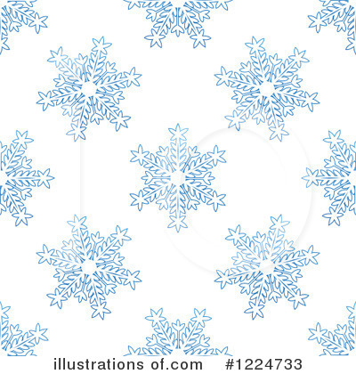 Royalty-Free (RF) Snowflakes Clipart Illustration by Vector Tradition SM - Stock Sample #1224733