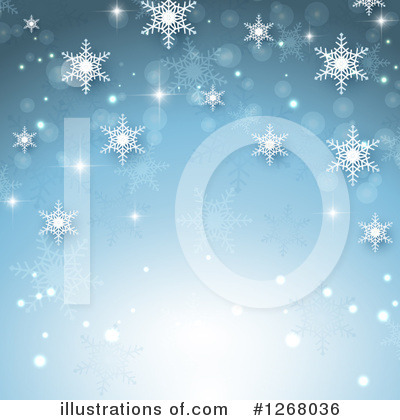 Snowflake Background Clipart #1268036 by KJ Pargeter