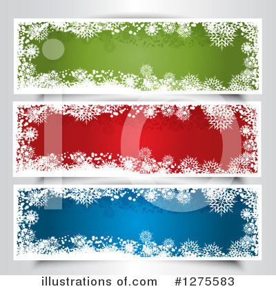 Christmas Banners Clipart #1275583 by KJ Pargeter