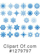 Snowflakes Clipart #1279797 by Vector Tradition SM