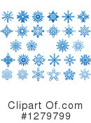 Snowflakes Clipart #1279799 by Vector Tradition SM
