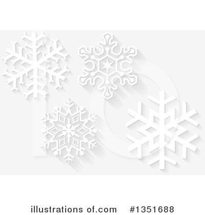 Royalty-Free (RF) Snowflakes Clipart Illustration by dero - Stock Sample #1351688