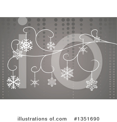 Royalty-Free (RF) Snowflakes Clipart Illustration by dero - Stock Sample #1351690