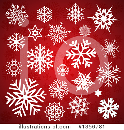 Royalty-Free (RF) Snowflakes Clipart Illustration by KJ Pargeter - Stock Sample #1356781
