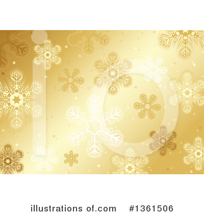 Snowflake Background Clipart #1361506 by dero