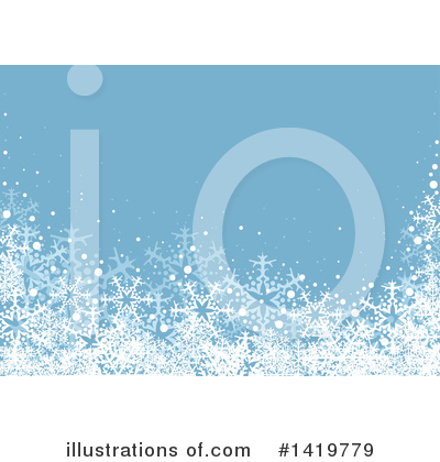 Royalty-Free (RF) Snowflakes Clipart Illustration by dero - Stock Sample #1419779