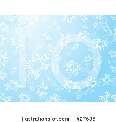 Royalty-Free (RF) Snowflakes Clipart Illustration by KJ Pargeter - Stock Sample #27635