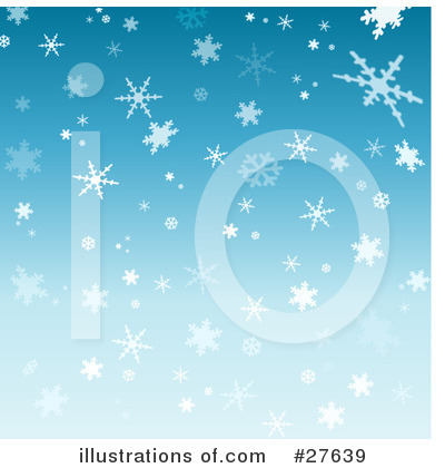 Royalty-Free (RF) Snowflakes Clipart Illustration by KJ Pargeter - Stock Sample #27639