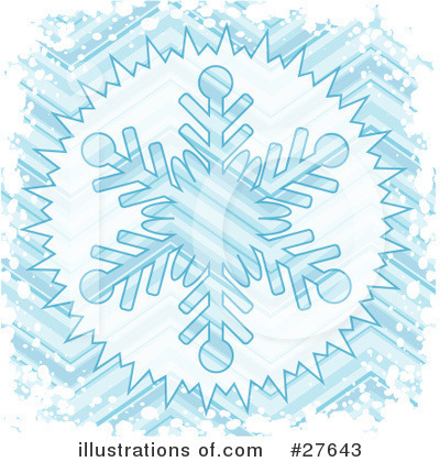 Royalty-Free (RF) Snowflakes Clipart Illustration by KJ Pargeter - Stock Sample #27643
