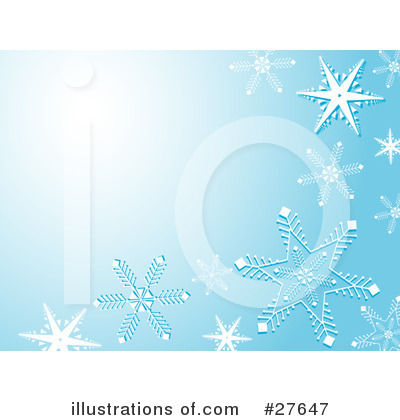 Royalty-Free (RF) Snowflakes Clipart Illustration by KJ Pargeter - Stock Sample #27647