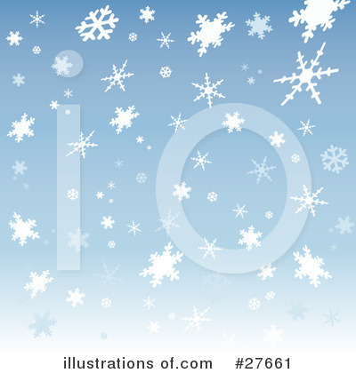 Royalty-Free (RF) Snowflakes Clipart Illustration by KJ Pargeter - Stock Sample #27661