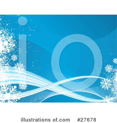 Royalty-Free (RF) Snowflakes Clipart Illustration by KJ Pargeter - Stock Sample #27678