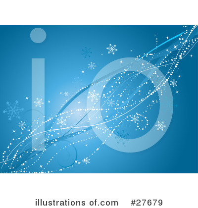 Royalty-Free (RF) Snowflakes Clipart Illustration by KJ Pargeter - Stock Sample #27679