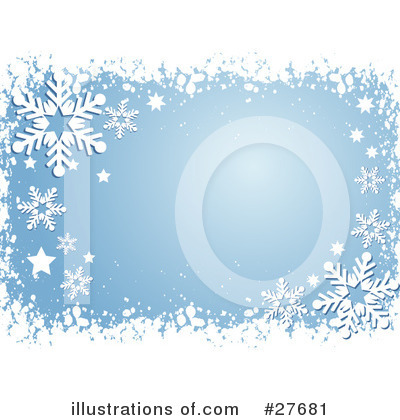 Royalty-Free (RF) Snowflakes Clipart Illustration by KJ Pargeter - Stock Sample #27681