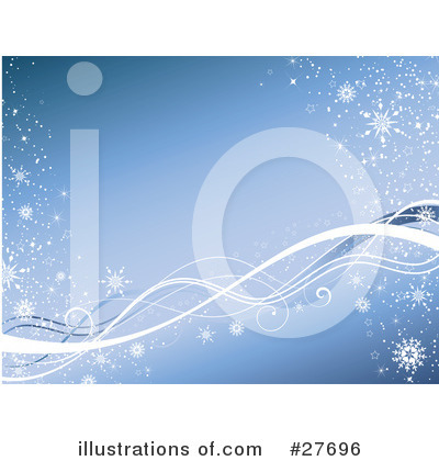 Royalty-Free (RF) Snowflakes Clipart Illustration by KJ Pargeter - Stock Sample #27696