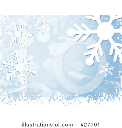 Royalty-Free (RF) Snowflakes Clipart Illustration by KJ Pargeter - Stock Sample #27701