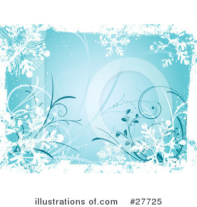 Royalty-Free (RF) Snowflakes Clipart Illustration by KJ Pargeter - Stock Sample #27725