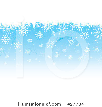 Royalty-Free (RF) Snowflakes Clipart Illustration by KJ Pargeter - Stock Sample #27734
