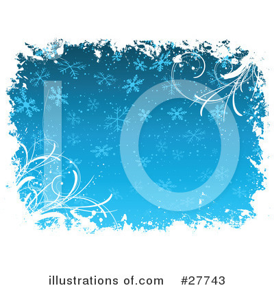 Royalty-Free (RF) Snowflakes Clipart Illustration by KJ Pargeter - Stock Sample #27743
