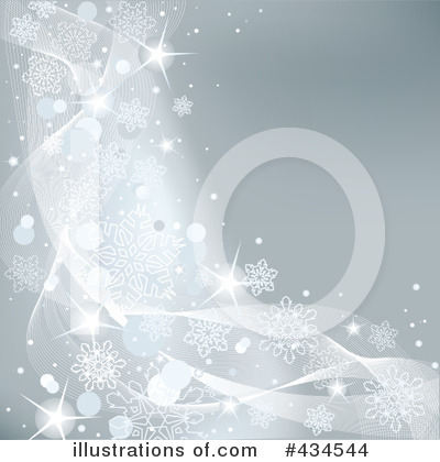 Royalty-Free (RF) Snowflakes Clipart Illustration by Pushkin - Stock Sample #434544