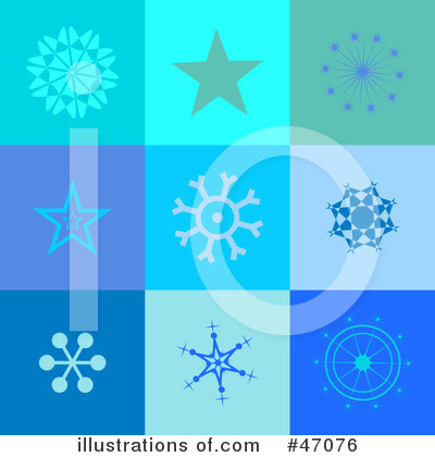 Royalty-Free (RF) Snowflakes Clipart Illustration by Prawny - Stock Sample #47076