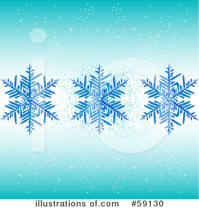 Royalty-Free (RF) Snowflakes Clipart Illustration by elaineitalia - Stock Sample #59130