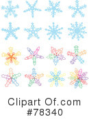Snowflakes Clipart #78340 by Cherie Reve