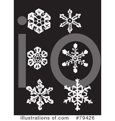 Royalty-Free (RF) Snowflakes Clipart Illustration by xunantunich - Stock Sample #79426