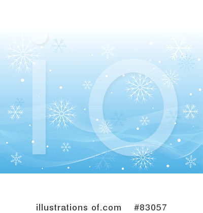 Royalty-Free (RF) Snowflakes Clipart Illustration by Pushkin - Stock Sample #83057