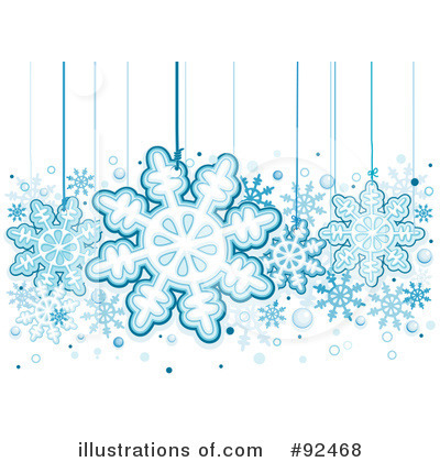 Royalty-Free (RF) Snowflakes Clipart Illustration by BNP Design Studio - Stock Sample #92468