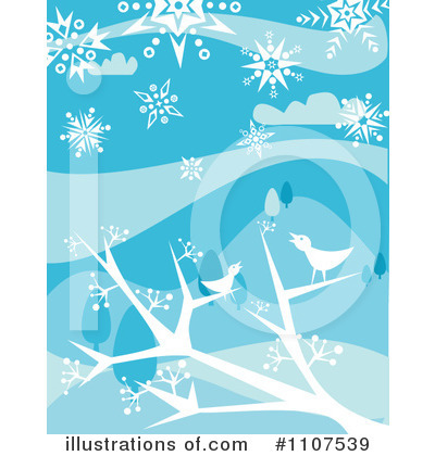 Royalty-Free (RF) Snowing Clipart Illustration by Amanda Kate - Stock Sample #1107539