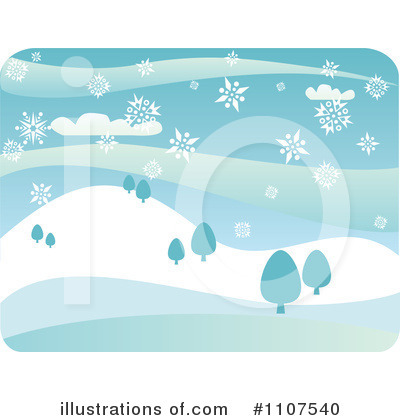 Royalty-Free (RF) Snowing Clipart Illustration by Amanda Kate - Stock Sample #1107540