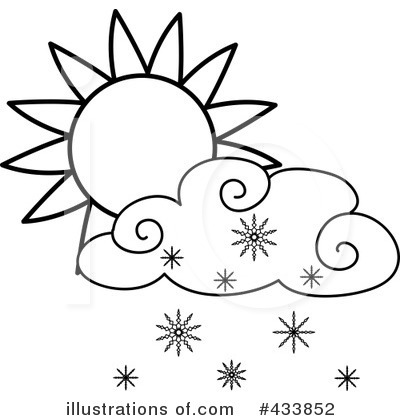 Royalty-Free (RF) Snowing Clipart Illustration by Pams Clipart - Stock Sample #433852