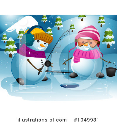 Ice Fishing Clipart #1049931 by BNP Design Studio