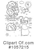 Snowman Clipart #1057215 by Alex Bannykh